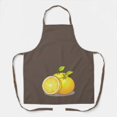 Sappige Sinaasappels leuk fruit Schort (Voorkant)