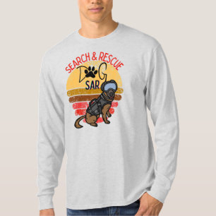 SAR K-9 Professional-honden zoeken en redden T-shirt