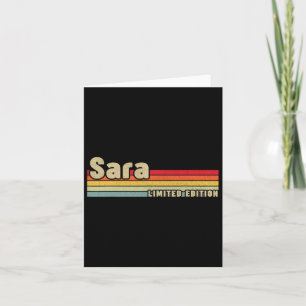 Sara Gift Naam Gepersonaliseerde Verjaardag Leuk K Kaart