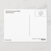 Sara - Le bonheur est un chat adopté ! Carte posta (Dos)