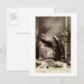 Sarah Bernhardt (1844-1923) als Gehucht in 1899 Briefkaart (Voorkant / Achterkant)