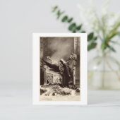 Sarah Bernhardt (1844-1923) als Gehucht in 1899 Briefkaart (Staand voorkant)