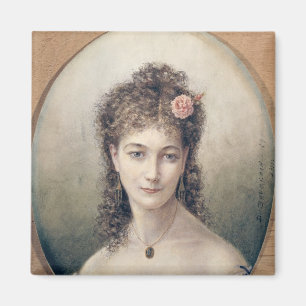 Sarah Bernhardt 1869 Magneet