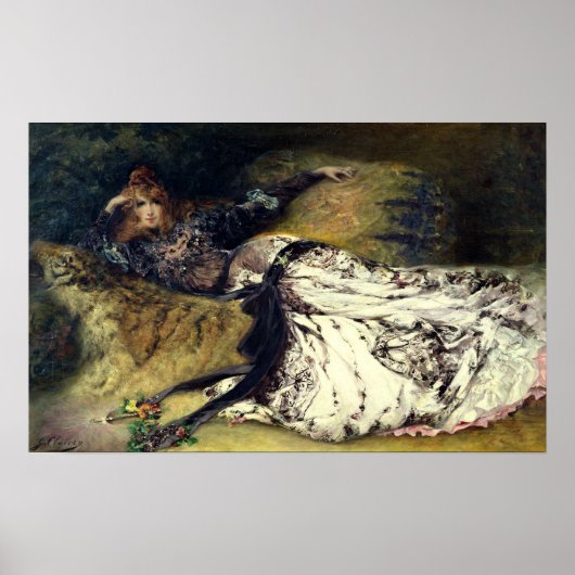 Sarah Bernhardt 1871 Poster (Voorkant)