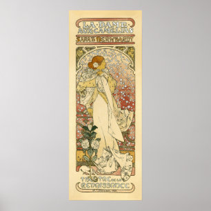 Sarah Bernhardt, affiche aux. de dame Camélias de