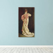 Sarah Bernhardt Canvas Afdruk (Insitu (Houten vloer))