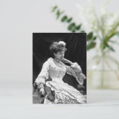 Sarah Bernhardt  Foto - 1877 Briefkaart (Staand voorkant)