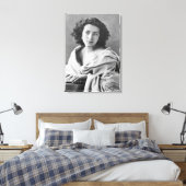 Sarah Bernhardt in costume, c.1860 Canvas Afdruk (Insitu (Slaapkamer))