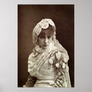 Sarah Bernhardt in de rol van Marion Delorme Poster