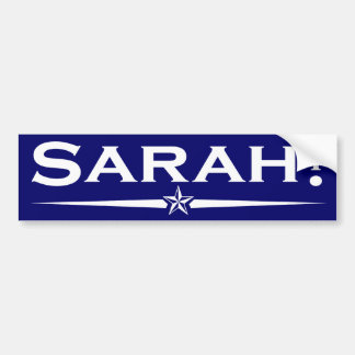 Sarah Bumpersticker