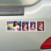 Sarah Bumpersticker (Op auto)