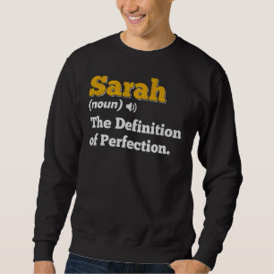 Sarah Cadeau Naam Gepersonaliseerde Verjaardag Naa Trui