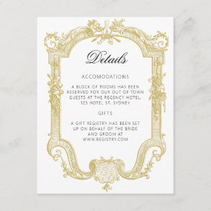 Sarah - Carte de boîtier de Faire-part de mariage
