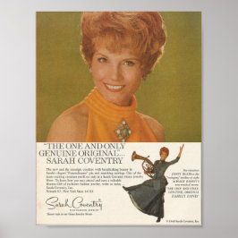 Sarah Coventry Advertisement 1968 Poster