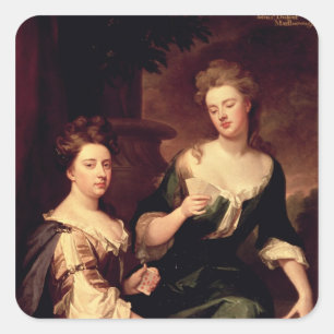 Sarah, Duchess van Marlborough Vierkante Sticker