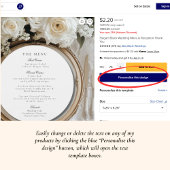 Sarah Elegant Wedding Invitations avec RSVP