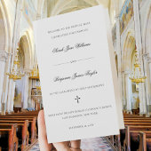 Sarah Full Mass Folded Catholic Wedding Programme