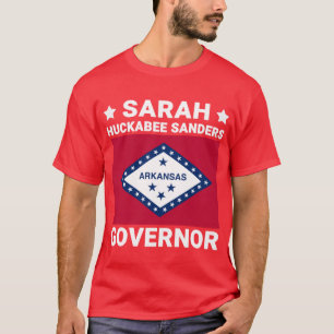 Sarah Huckabee Sanders Gouverneur Arkansas Vlag T-shirt