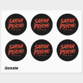 Sarah le Sticker Psycho (Feuille)