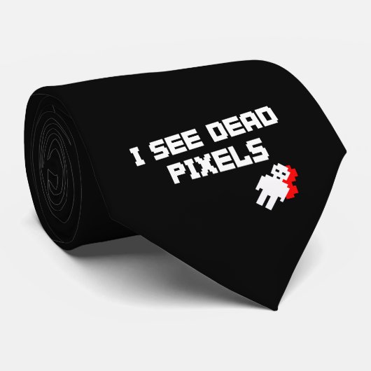 Sarah Marshall Dead Pixels Stropdas (Opgerold)