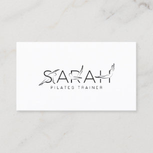 SARAH Naam Pilatus Instructor Visitekaartje