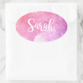 Sarah Name Ovale Sticker (Tas)
