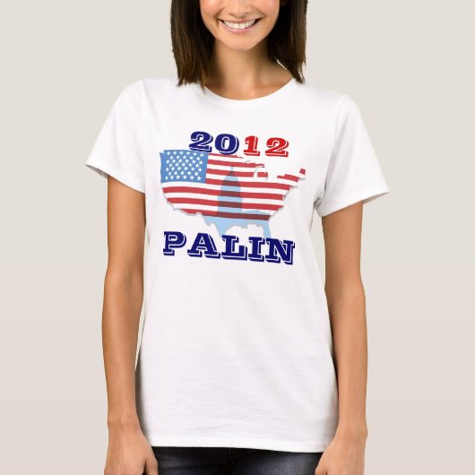 Sarah Palin 2012 dames, dessus de T-shirt de (Devant)