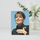 Sarah Palin Briefkaart (Staand voorkant)