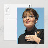 Sarah Palin Briefkaart (Voorkant / Achterkant)