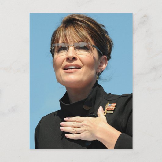 Sarah Palin Briefkaart (Voorkant)