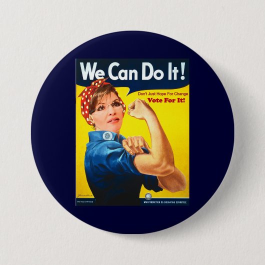 Sarah Palin Button (Voorkant)