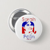 Sarah Palin Button (Voorkant /achterkant)