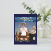 Sarah Palin - Carte postale Master Debate (Debout devant)