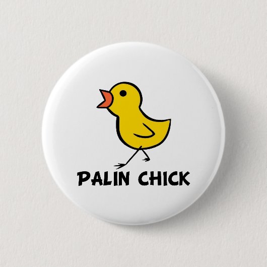 Sarah Palin Chick Button (Voorkant)