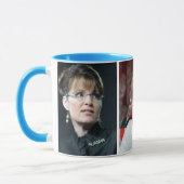 Sarah Palin - Foto-Mokken Mok (Links)