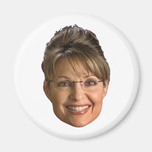 Sarah Palin Head Magneet (Voorkant)