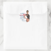 Sarah Palin - I Love Hot(ckey) Moms Sticker (Sac)