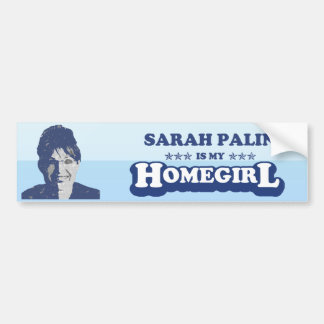 SARAH PALIN IS MIJN HOMEGIRL BUMPERSTICKER