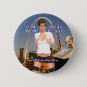 Sarah Palin - Master Debater Button (Voorkant)
