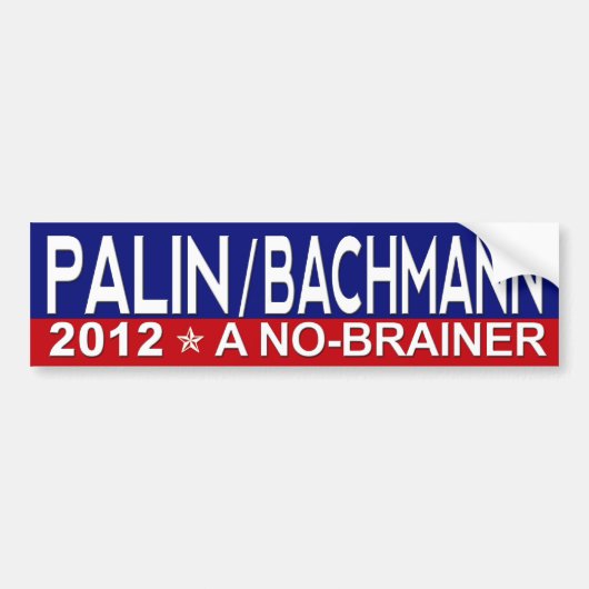 Sarah Palin / Michele Bachmann 2012 Bumpersticker (Voorkant)