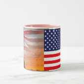 Sarah Palin - Mugs Drapeau US Aigle (Centre)