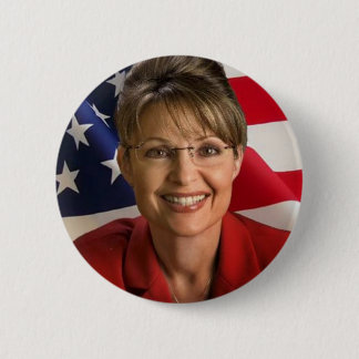 SARAH PALIN REPUBLICAN VICE PRESIDENT RONDE BUTTON 5,7 CM
