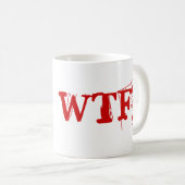 Sarah Palin - tasse de WTF (Devant droit)