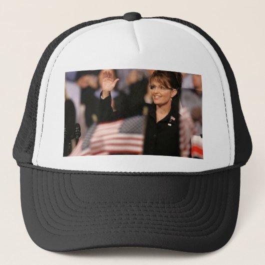 Sarah Palin Trucker Pet (Voorkant)
