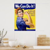 Sarah Palin, we kunnen het doen Poster (Keuken)