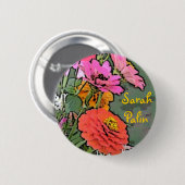 Sarah Palin Zinnia Button (Voorkant /achterkant)