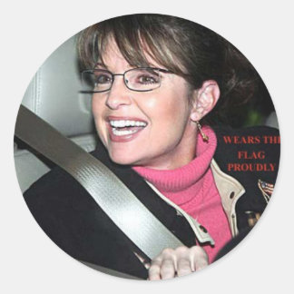 Sarah_Palinride Nummer sticker