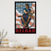 Sarah Para Bellum RELOAD Poster (Keuken)