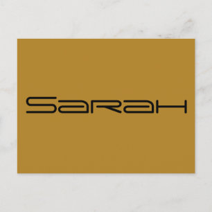 Sarah, personage uit Orphan Black, geometrisch lin Briefkaart