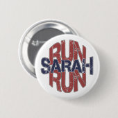 Sarah Run Buttonnen Ronde Button 5,7 Cm (Voorkant /achterkant)